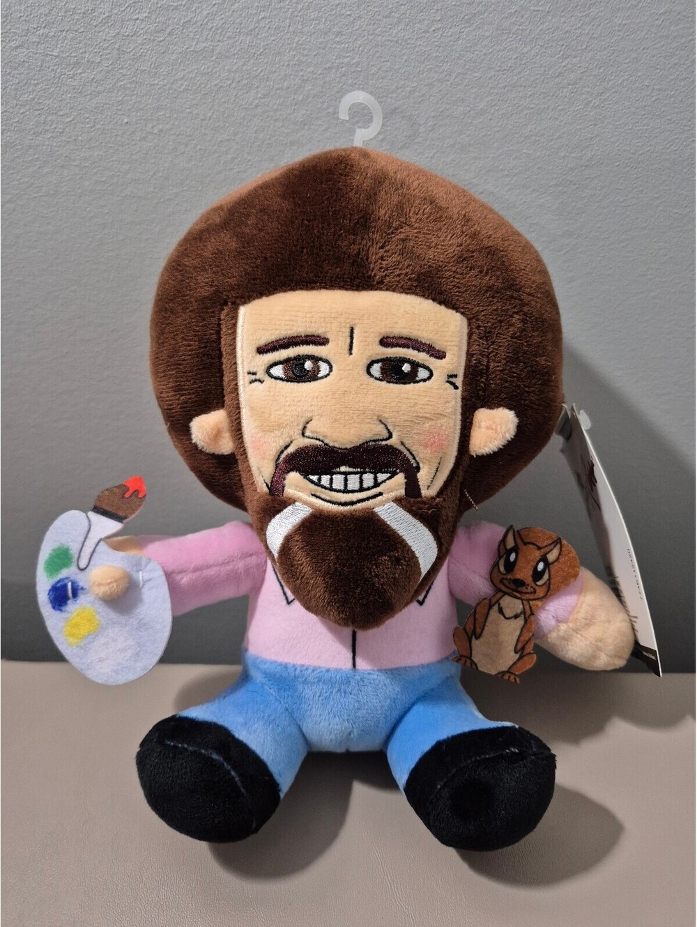 Bob Ross Kidrobot Plush 9" New With Tags Peapod Squirrel Paint Palette